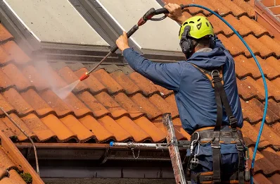 Démoussage et hydrofuge de toiture à Longemaison